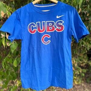 Blue, Cubs x Nike regular fit Tee